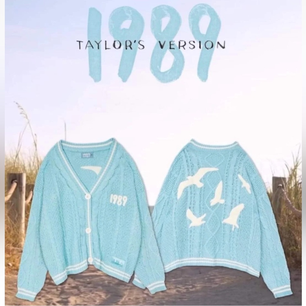 Offical TAYLOR SWIFT 1989 (TAYLOR'S VERSION) SIZE MD/LG CARDIGAN Size M